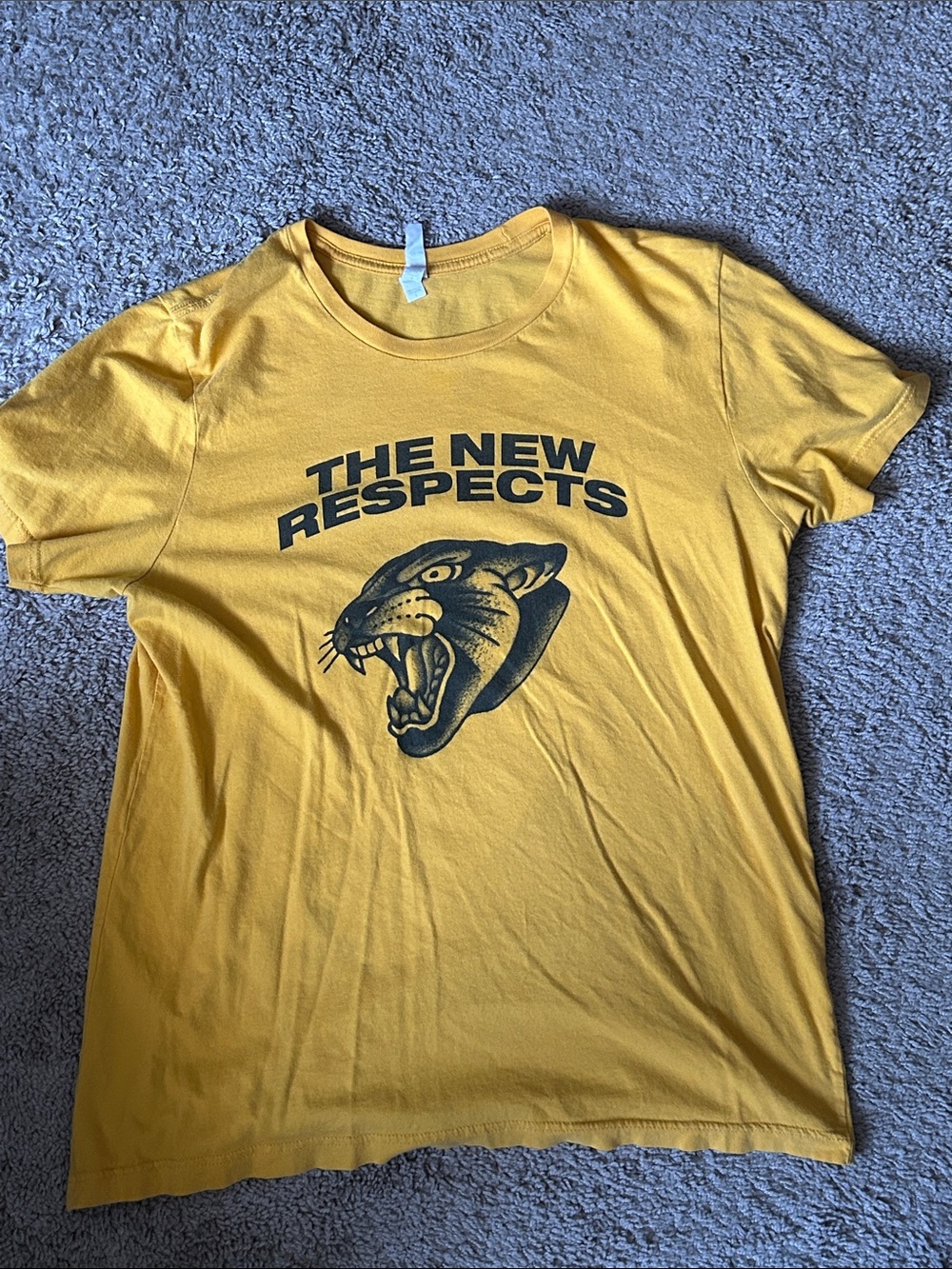 The New Respects Yellow Graphic Tee